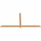 Ekena Millwork Eugene Smooth Timber Gable Bracket, Western Red Cedar, 84"W x 42"H x 1 1/2"D x 3 1/2"F, 12/12 Pitch GBW084X42X0204EUG00SWR - alternate 2